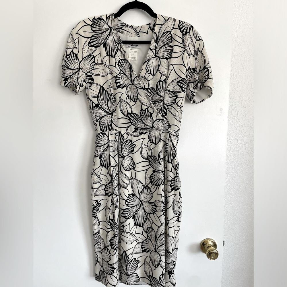 Genny Vintage 80’s silk cocktail dress